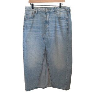 American Eagle Denim Midi Skirt NWT Size 14